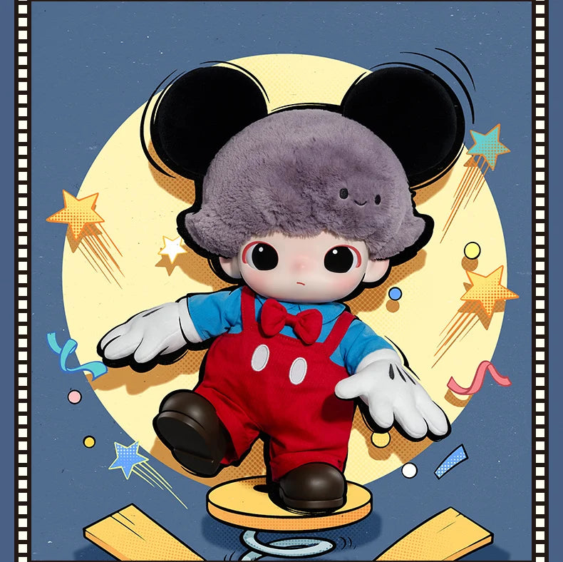 POP MART DIMOO WORLD × DISNEY Series-Mickey Vinyl Plush Bag