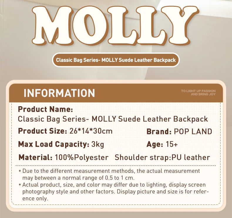 POP MART Classic Bag Series- MOLLY Backpack