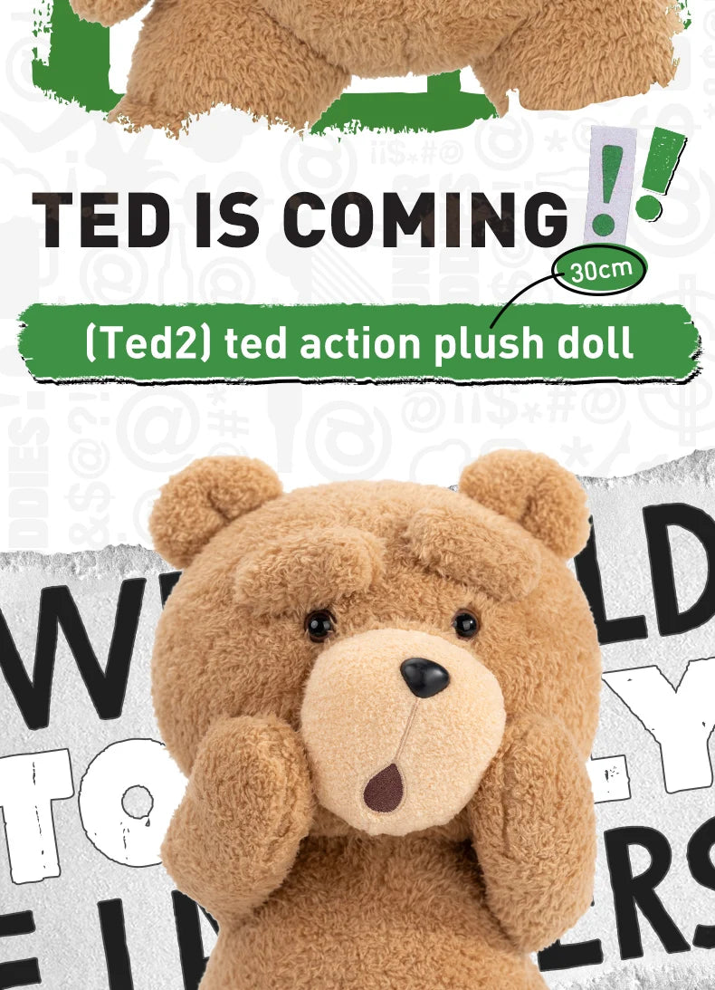 POP MART TED 2 TED Action Doll Limited Edition Limited to 2pcs per order