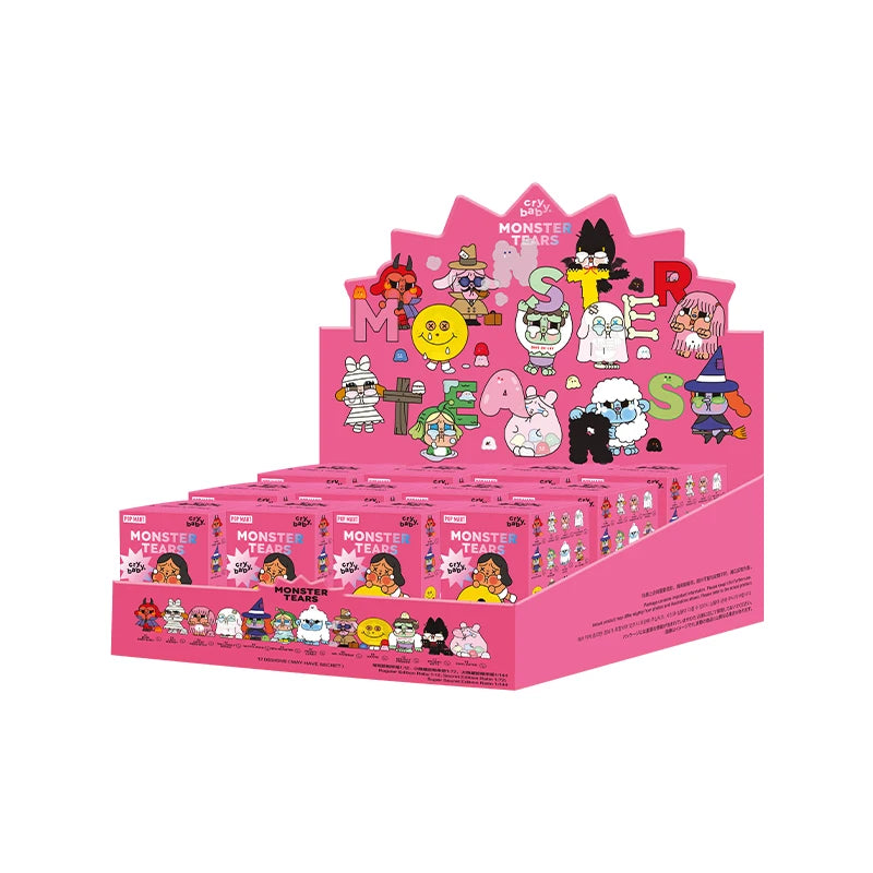 POP MART CRYBABY Monster Tears Series Mystery Box 1PC/12PCS POPMART Blind Box Cry Baby Limited to 2pcs/2sets per order