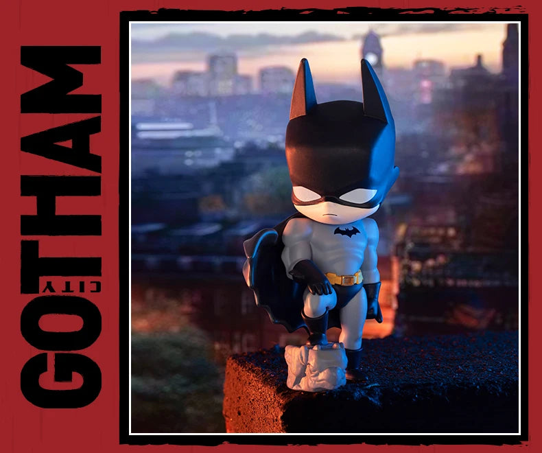 POP MART DC Gotham City Series Mystery Box 1PC/12PCS Blind Box POPMART Action Figure BATMAN HARLY QUINN JOKER JUSTICE LEAGUE