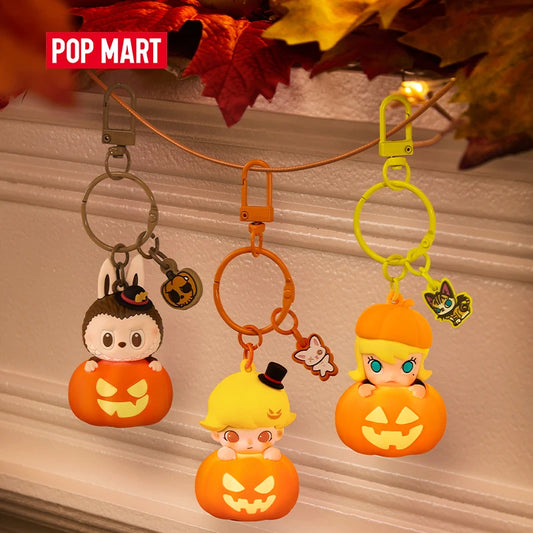 POP MART Happy Halloween Party Series - Luminous Pumpkin Pendant Molly Labubu Dimoo