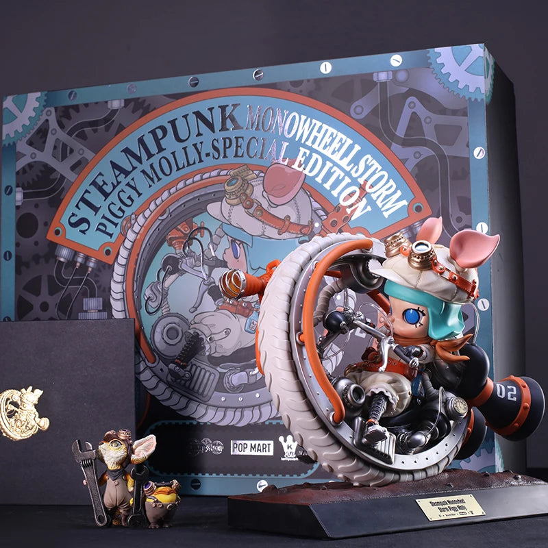 POP MART STEAMPUNK MONOWHEEL STORM PIGGY MOLLY - SPECIAL EDITION Limited to 1PC per user ID