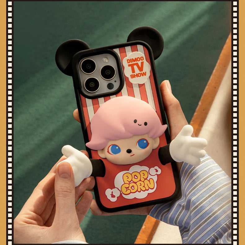 POP MART DIMOO WORLD × DISNEY Series-Phone Case for iPhone 15 Pro Max/16 Pro/16 Pro Max