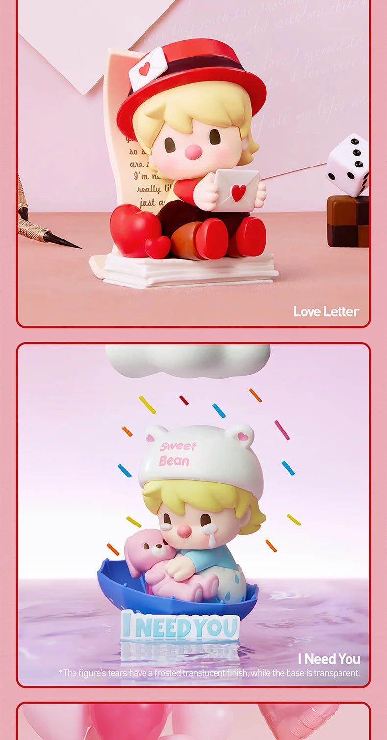 POP MART Sweet Bean The Language of Love Series Figures 1PC/12PCS POPMART Blind Box Figure