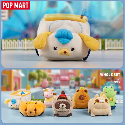 POP MART GONG ORIGINAL SERIES Plush Toy Car Mystery Box 1PC/6PCS POPMART Blind Box Cute Toy