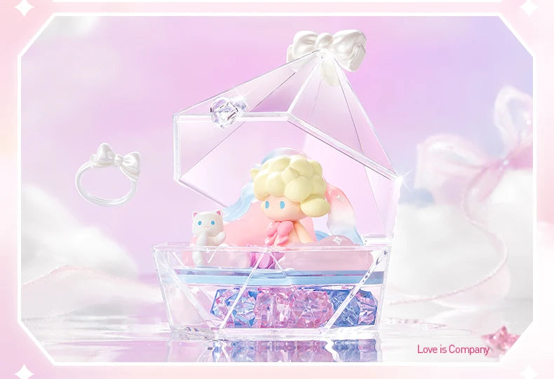 POP MART Wishes at Your Fingertips Series Scene Set Mystery Box 1PC/8PCS POPMART Blind Box Skullpanda Dimoo Labubu Romantic Ring