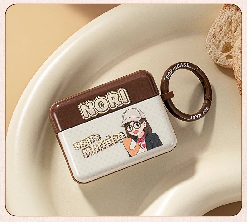 POP MART NORI's Morning Series For iPhone AirPods Pro Beautiful Cute Earphone Case
