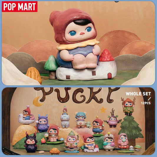 POP MART PUCKY Poko's Adventure Series Figures 1PC/12PCS Blind Box POPMART