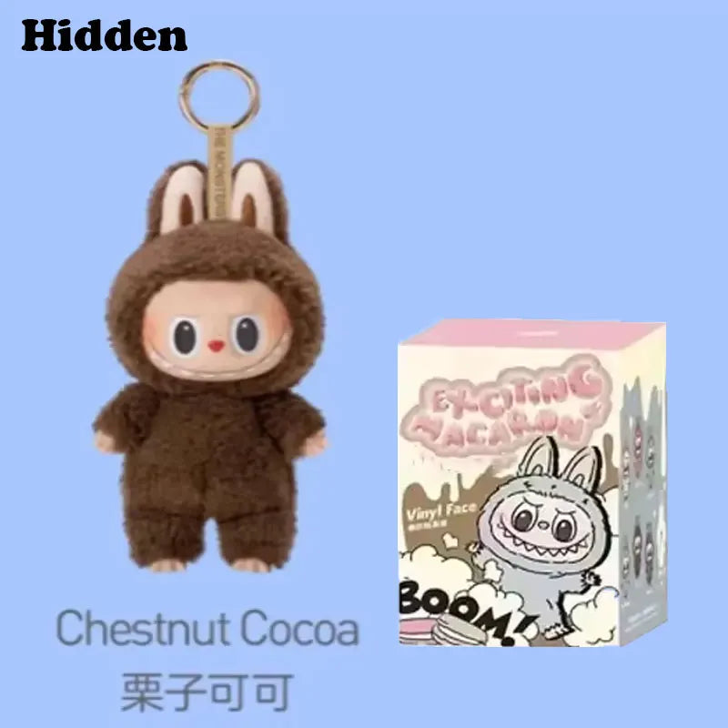 Labubu Heartbeat Macaron Monster Face Blind Box Figurine