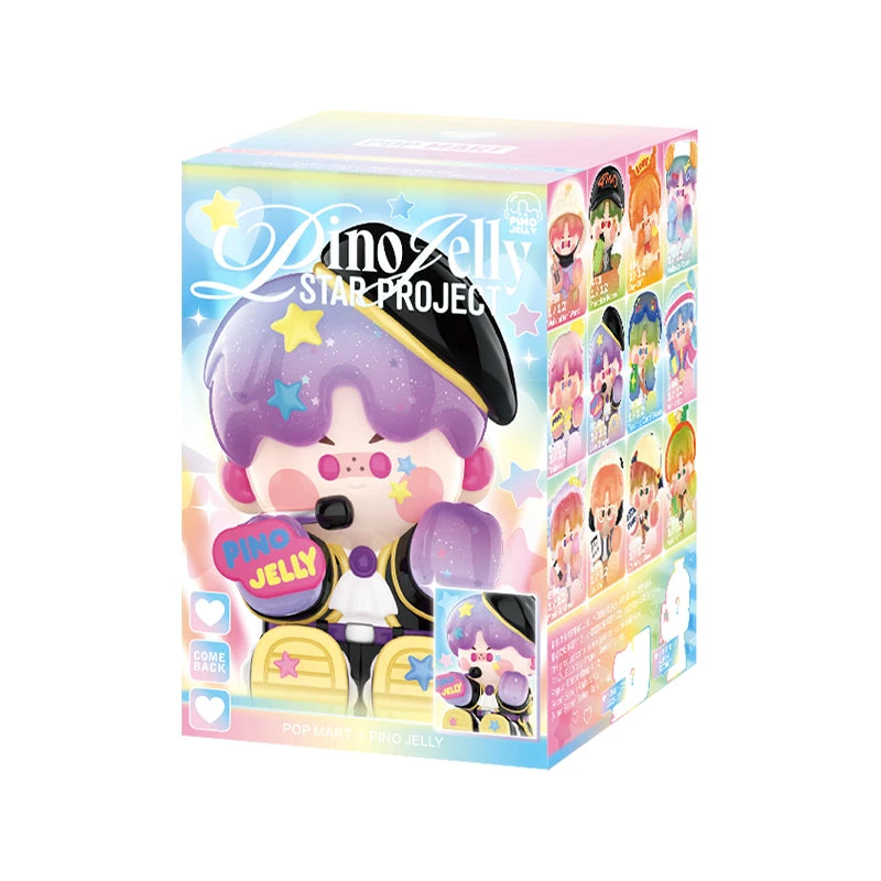 POP MART PINO JELLY Star Project Series Figures POPMART Blind Box Action Figure
