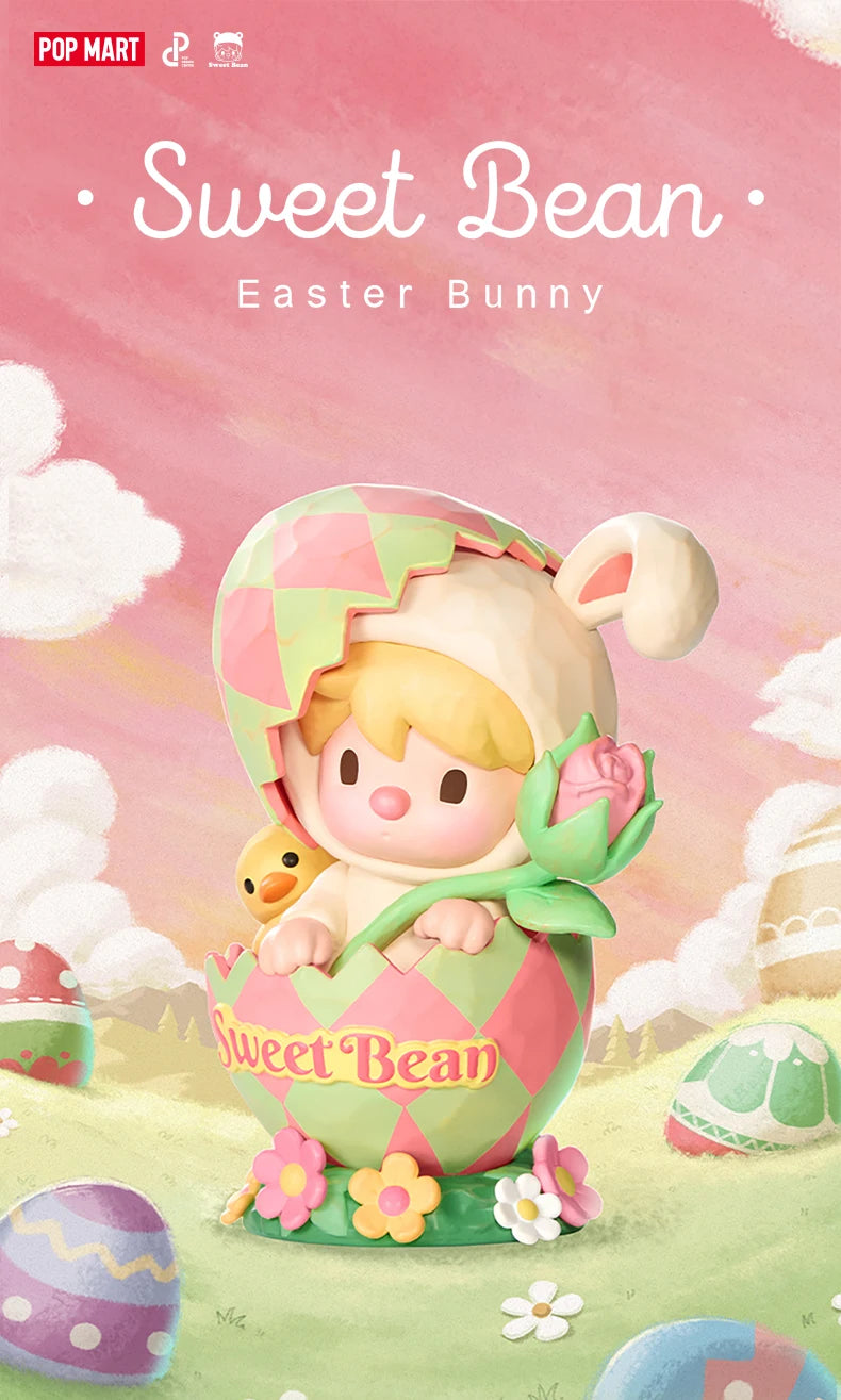 POP MART Sweet Bean Easter Bunny Figure Limited to 2pcs per Order