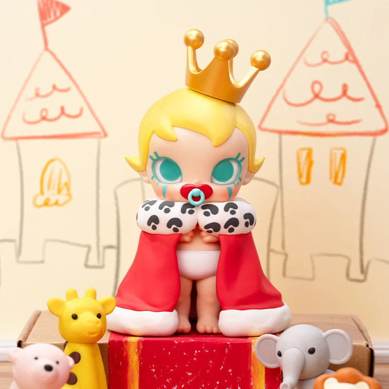 POP MART Baby Molly When I was Three! Series Mystery Box by Kenny Wong 1PC/12PCS POPMART Blind Box Action Figure Cute Toy