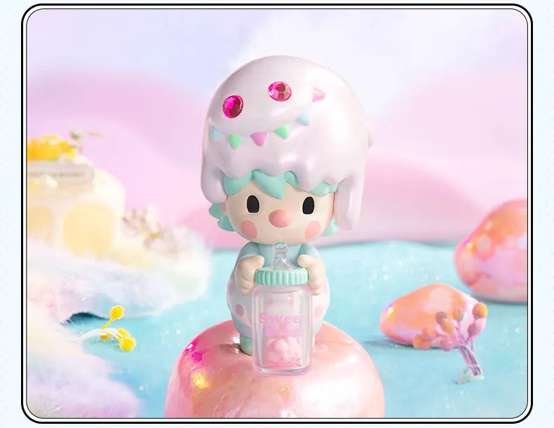 POP MART Sweet Bean x INSTINCTOY Sweet Together Series Mystery Box 1PC/12PCS Blind Box Action Figure Cute Toy