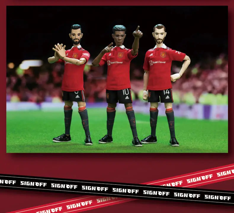SIGNOFF X ZEROWORKS MANCHESTER UNITED COLLECTIBLE ACTION FIGURE Ball-jointed Doll