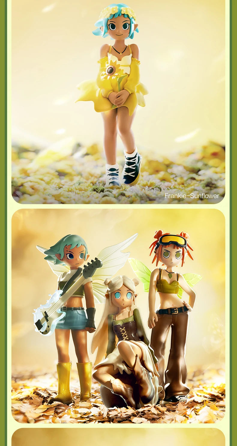 POP MART Peach Riot Punk Fairy Series Mystery Box 1PC/12PCS POPMART Blind Box Action Figure Cute Toy