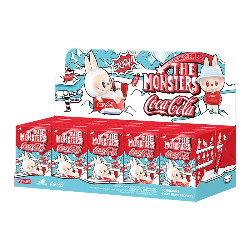 POP MART THE MONSTERS COCA-COLA Series Figures 1PC/10PCS POPMART LABUBU Blind Box