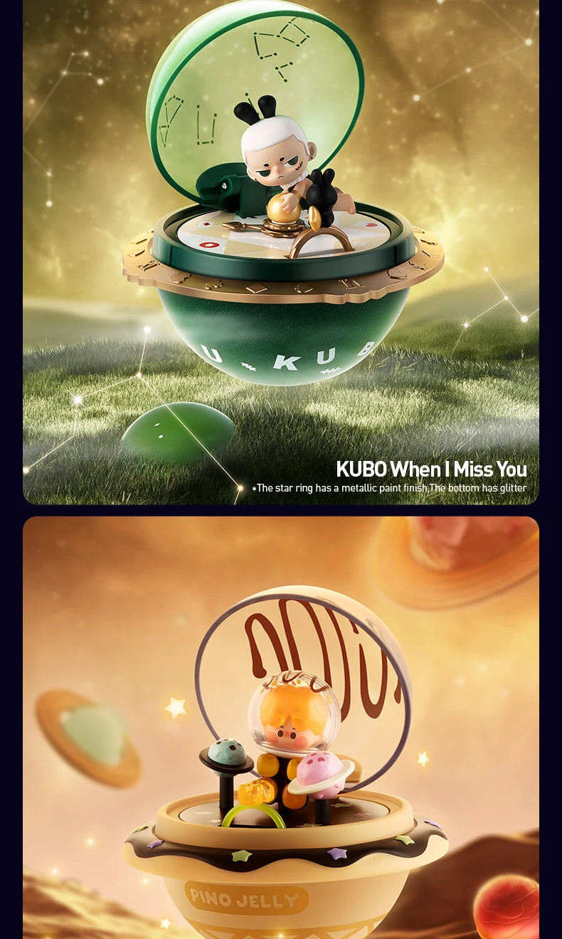POP MART Romantic Ring Box Series 3 Scene Sets Mystery Box 1PC/10PCS POPMART Blind Box Cute Collectible Art Toy