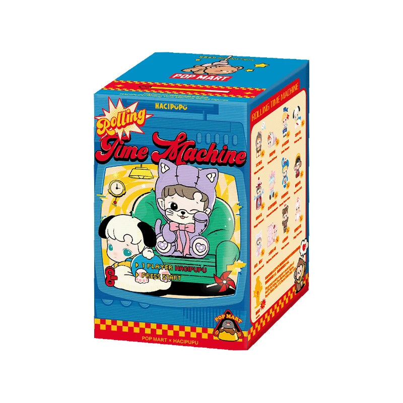 POP MART HACIPUPU Rolling Time Machine Series Figures 1PC/12PCS Blind Box POPMART