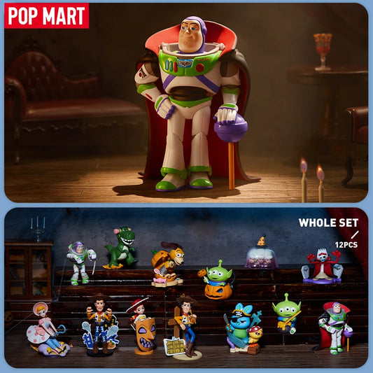POP MART Pixar Spooky Night Series Figures Mystery Box 1PC/12PCS POPMART Blind Box Figure
