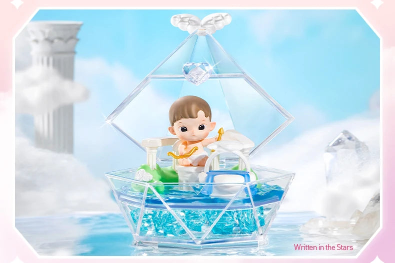 POP MART Wishes at Your Fingertips Series Scene Set Mystery Box 1PC/8PCS POPMART Blind Box Skullpanda Dimoo Labubu Romantic Ring