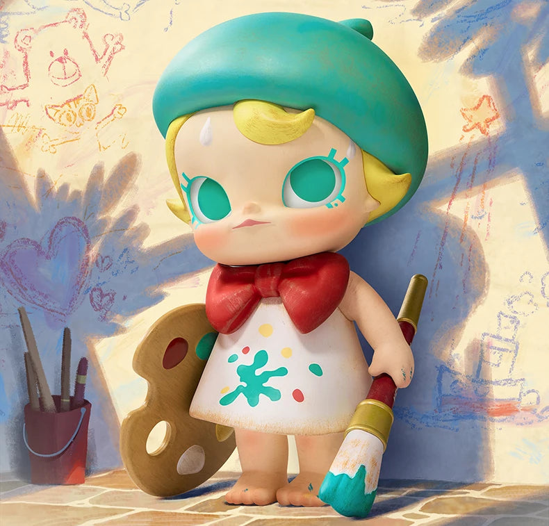 POP MART Baby Molly Future Painter Figurine Limited to 1pc per order