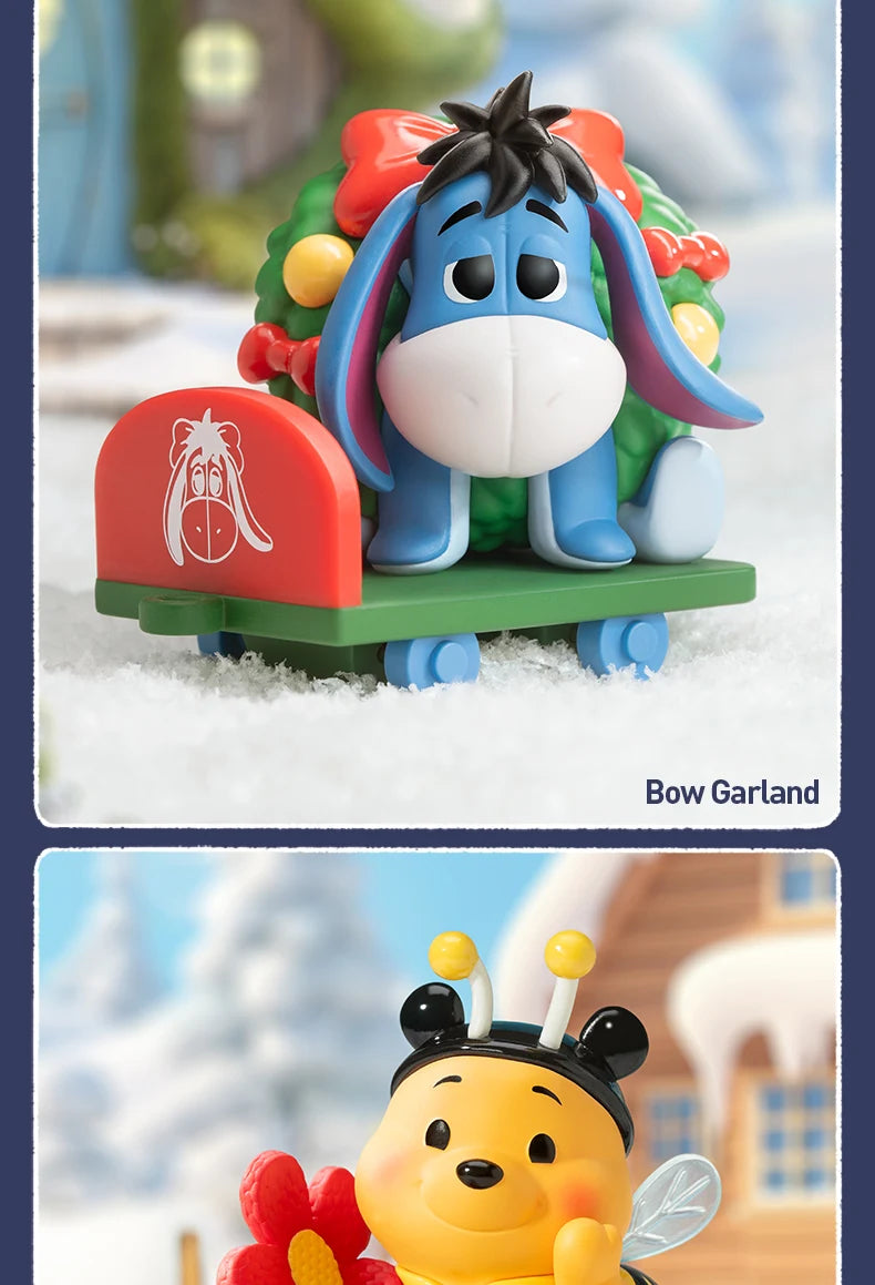 POP MART Disney Winnie the Pooh Gift Giving Series Figures Mystery Box 1PC/9PCS POPMART Blind Box