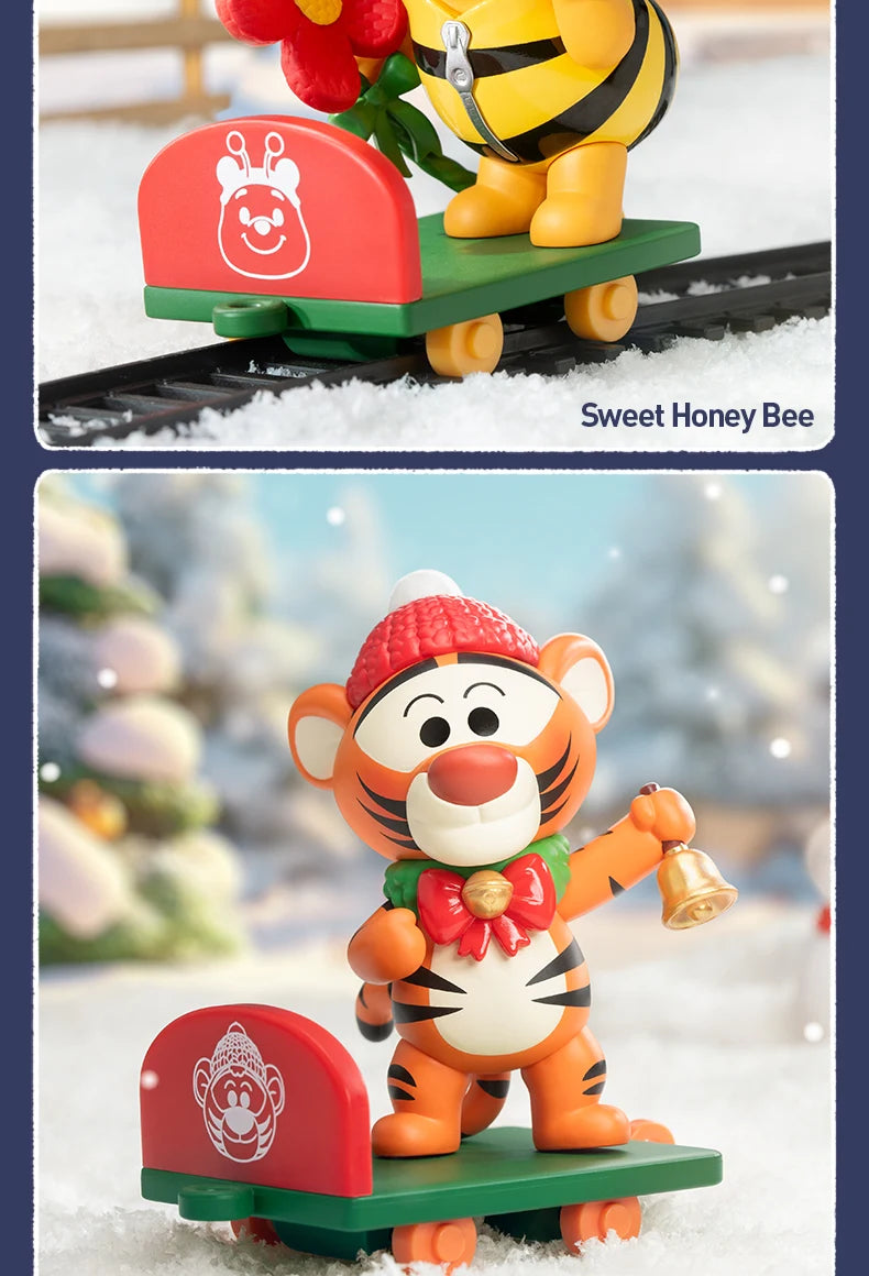 POP MART Disney Winnie the Pooh Gift Giving Series Figures Mystery Box 1PC/9PCS POPMART Blind Box