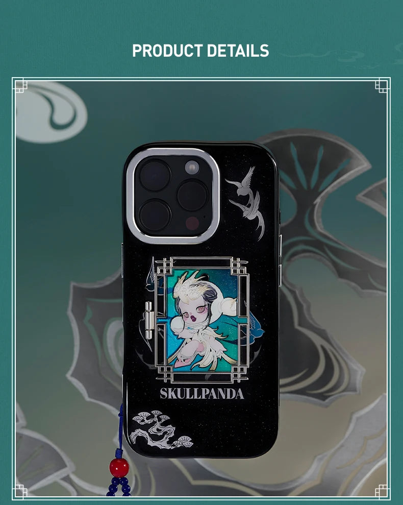 POP MART SKULLPANDA The Mirage Series Phone Case for iPhone 16 Pro /16 Pro Max