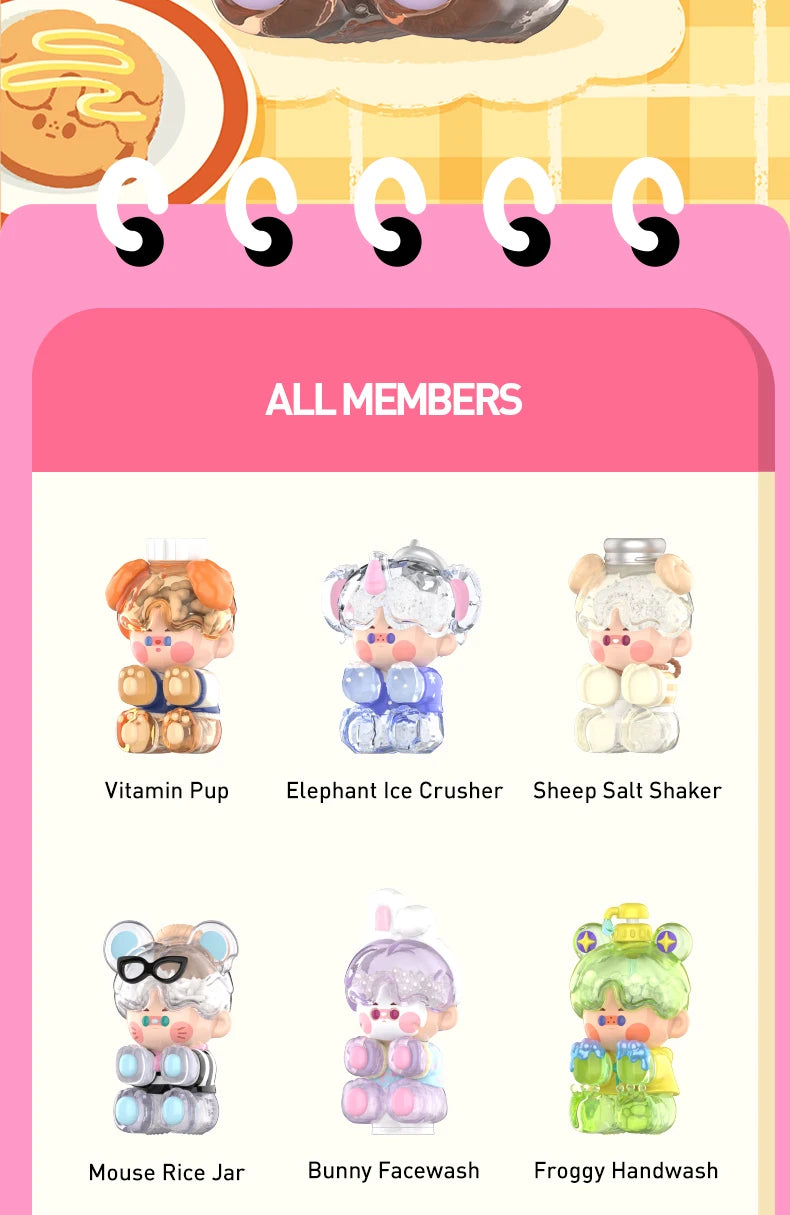POP MART PINO JELLY in Your Life Series Mystery Box 1PC/9PCS POPMART Blind Box Anime Action Figure Cute Figurine