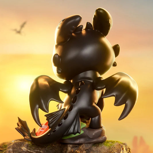 POP MART THE MONSTERS - How to Train Your Dragon 200% Figurine POPMART Action Figure Toothless Light Fury