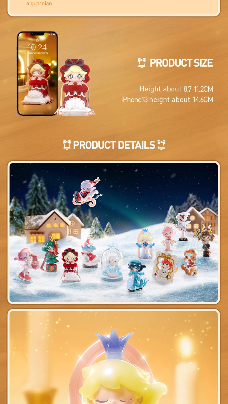 POP MART AZURA Warm Christmas Series Figures 1PC/12PCS Blind Box POPMART