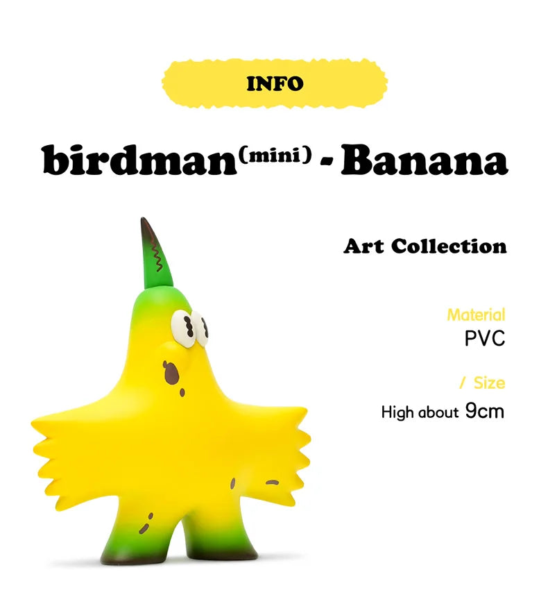 POP MART inner flow Birdman Banana Limited Edition Action Figure by FELIX_SHAOZI (2pcs per user ID)