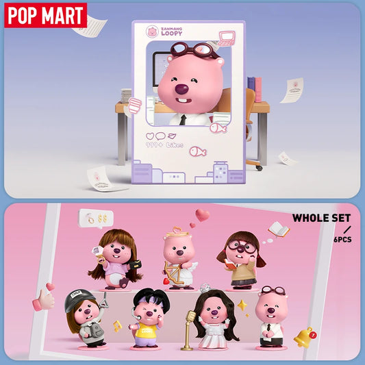 POP MART ZANMANG LOOPY’s Moments Series Figures Mystery Box 1PC/6PCS POPMART Blind Box Limited to 2pcs per order