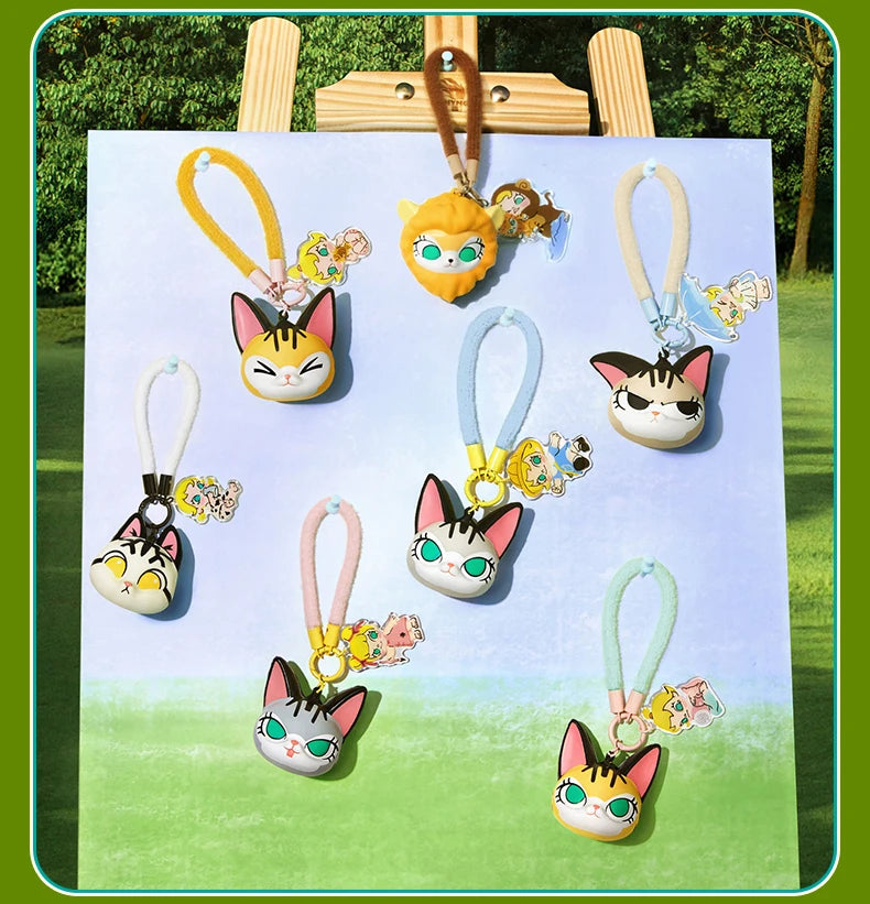 POP MART THE MONSTERS Baby Molly & Baby Tabby Series-Pinch Pendant Blind Box 1PC/6PCS Blind Box