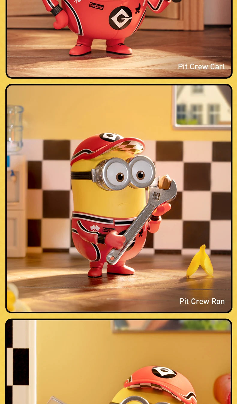 POP MART Universal Despicable Me 4 Series Mystery Box 1PC/12PCS POPMART Minions Blind Box Action Figure Cute Toy Birthday Gift