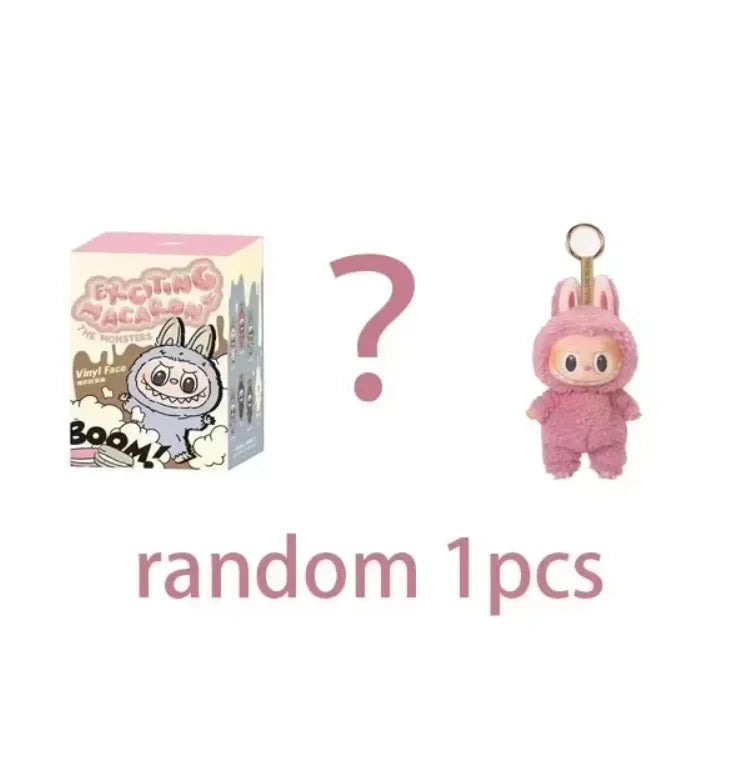 Labubu Heartbeat Macaron Monster Face Blind Box Figurine