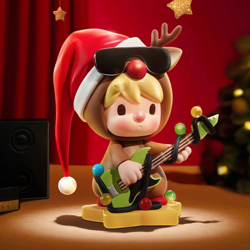POP MART Sweet Bean Rock Reindeer Figure 100% Figurine Cute Toy Action Figure