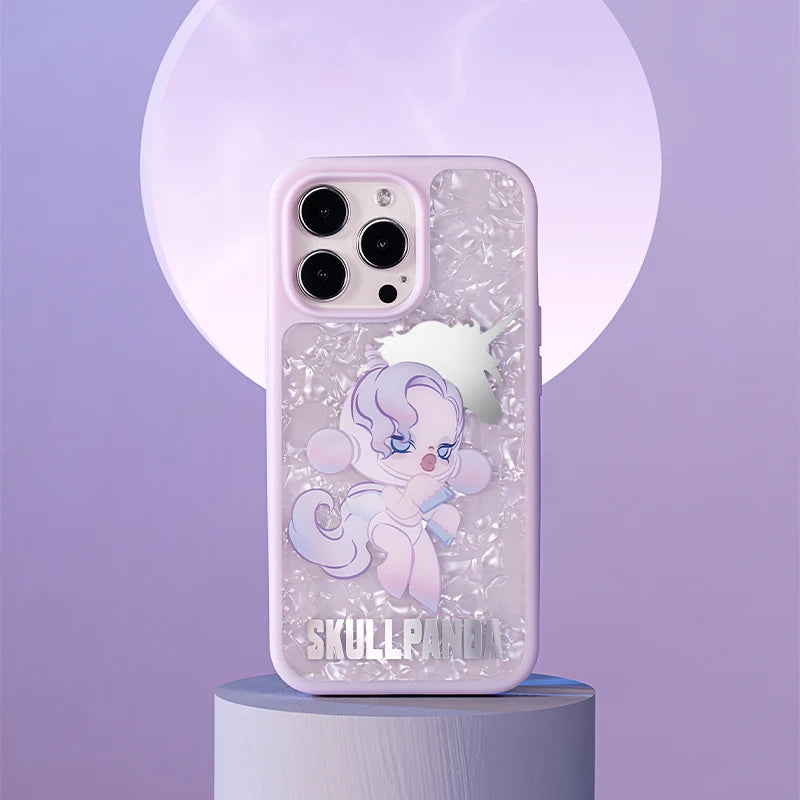 POP MART Skullpanda The Mare of Animals Series - Case for iPhone 13 Pro/iPhone 13 Pro Max (The Unicorn)