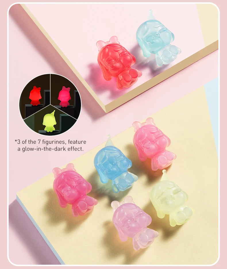POP MART POP BEAN CRYBABY MINI FIGURE - Rainbow Set / Gradient Color Set