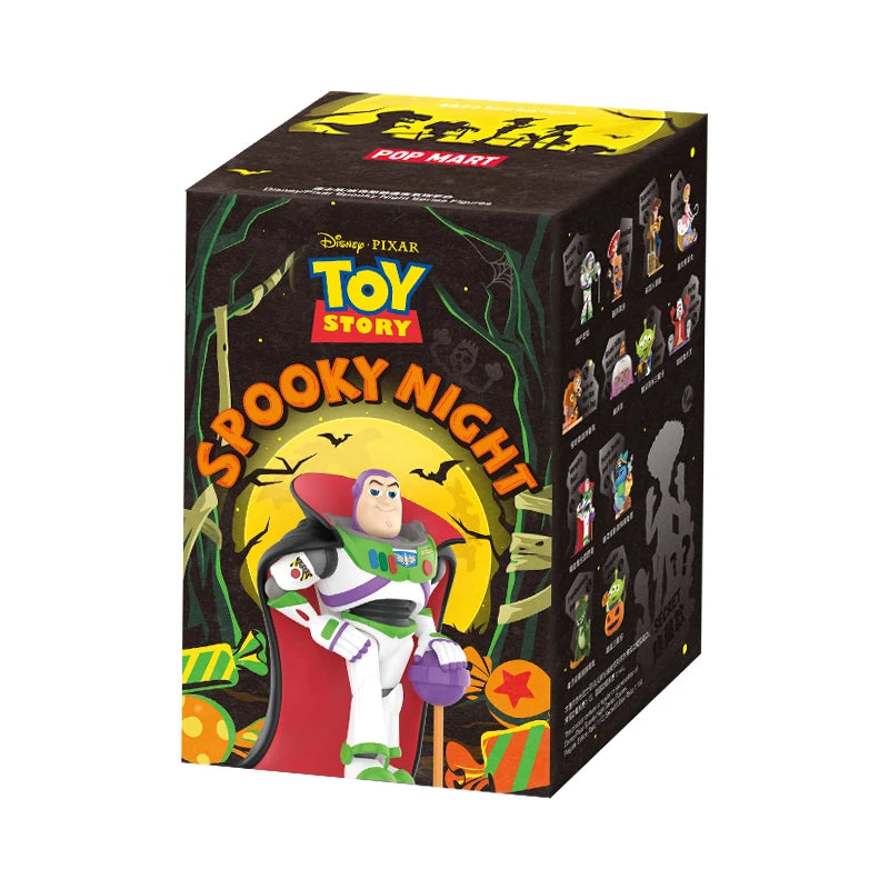 POP MART Pixar Spooky Night Series Figures Mystery Box 1PC/12PCS POPMART Blind Box Figure