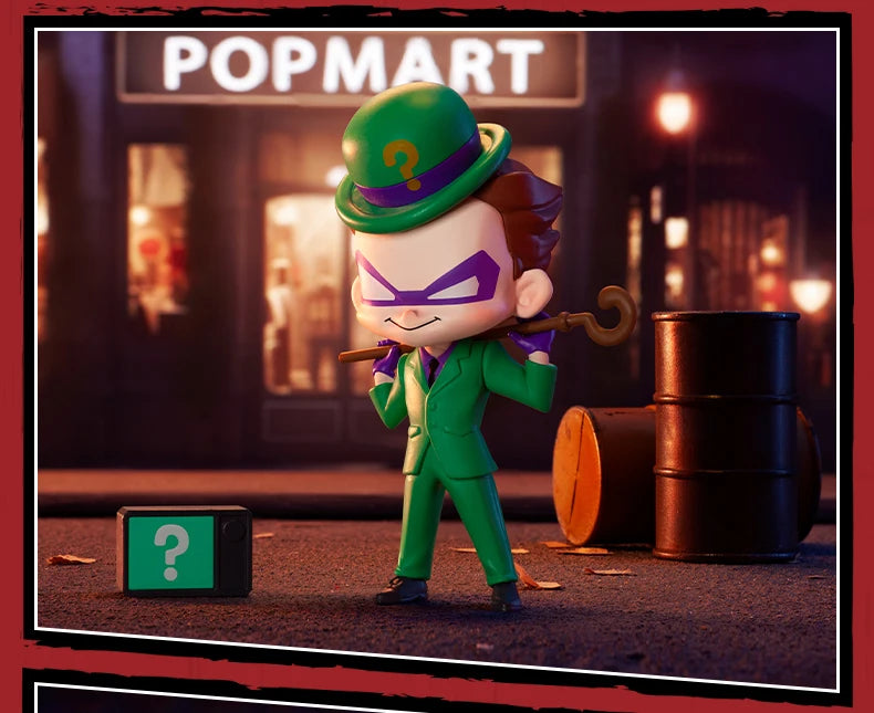 POP MART DC Gotham City Series Mystery Box 1PC/12PCS Blind Box POPMART Action Figure BATMAN HARLY QUINN JOKER JUSTICE LEAGUE