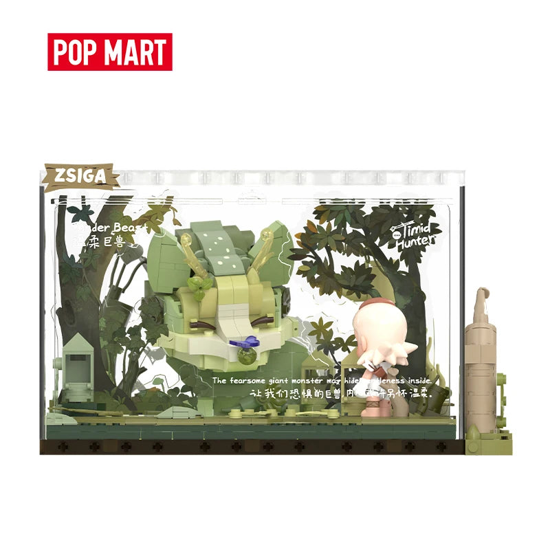POP MART Zsiga Walking Into The Forest Series Block Figures POPMART Block Limited to 2Pcs per Order