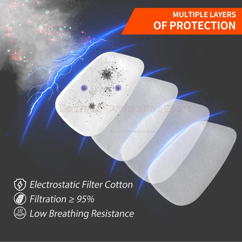 7503 Respirator Mask Protective Mask Industry Painting Spray Dust Gas Mask With 3M 501 5N11 6001CN Chemcial Half face Mask