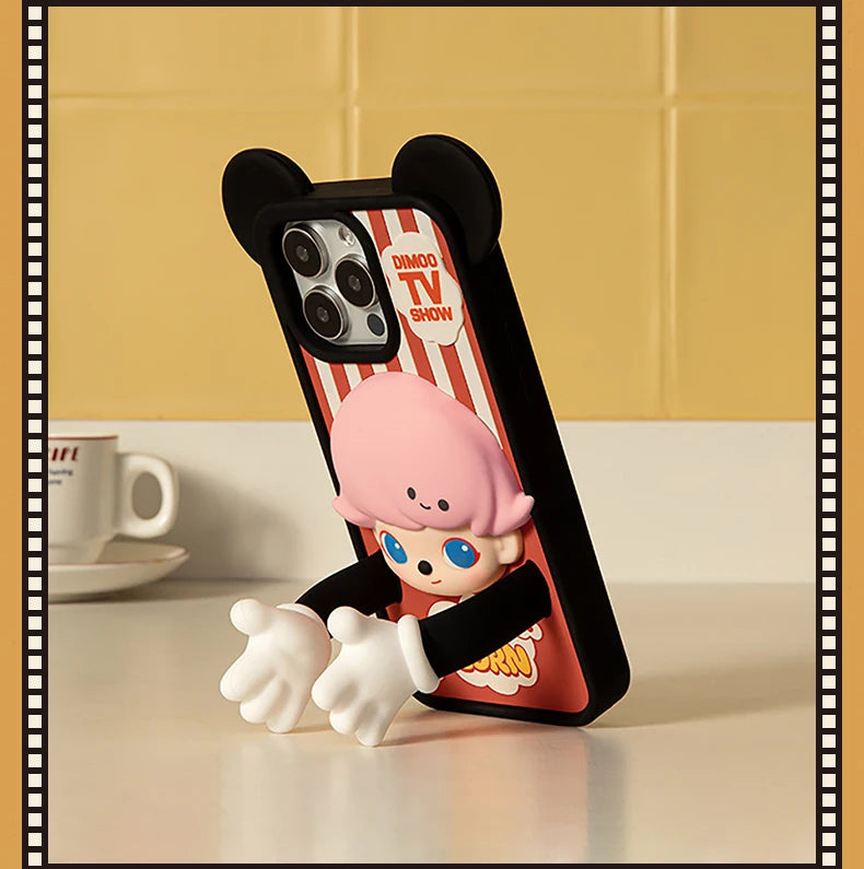 POP MART DIMOO WORLD × DISNEY Series-Phone Case for iPhone 15 Pro Max/16 Pro/16 Pro Max