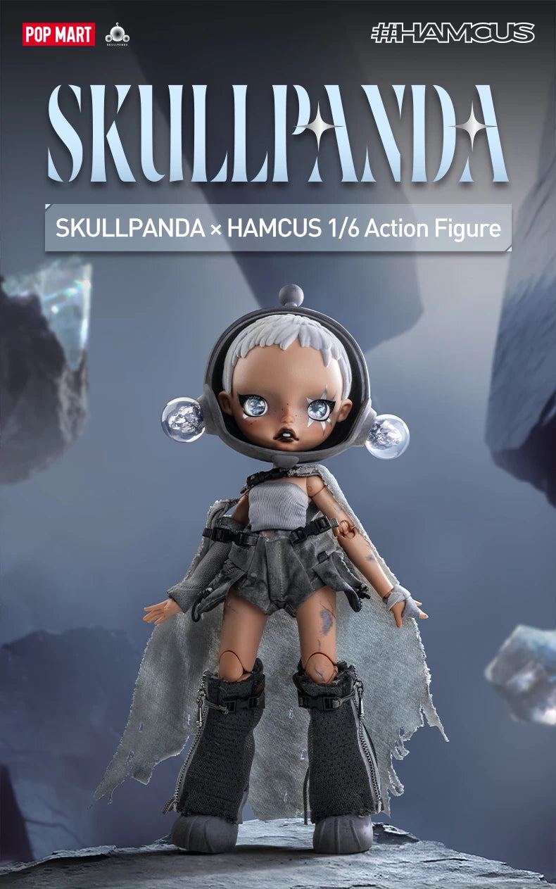 POP MART SKULLPANDA × HAMCUS 1/6 Action Figure Collectible Figure Limited to 1Pc per Order