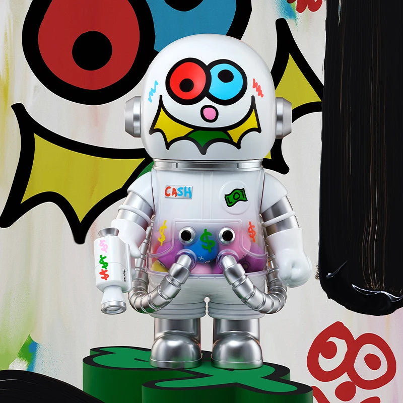 POP MART MEGA SPACE MOLLY 400% JON BURGERMAN SPACE CADETS Series Limited Edition 1PC/6PCS POPMART Blind Box Figure