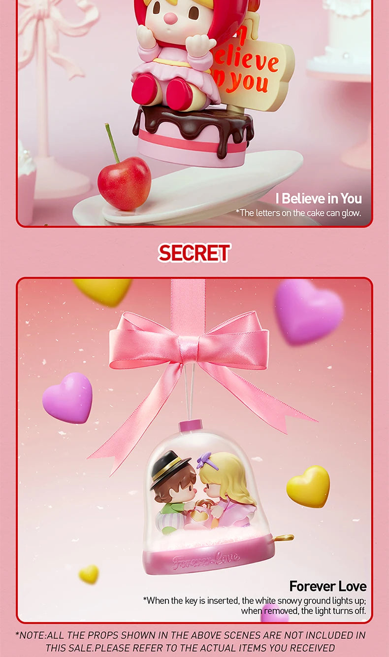 POP MART Sweet Bean The Language of Love Series Figures 1PC/12PCS POPMART Blind Box Figure