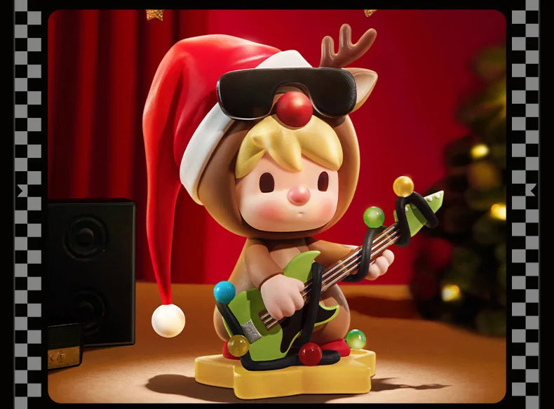 POP MART Sweet Bean Rock Reindeer Figure 100% Figurine Cute Toy Action Figure
