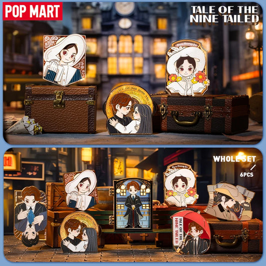 POP MART Tale of the Nine Tailed Series- Badge Blind Box 1PC/6PCS POPMART Pin Mystery Box